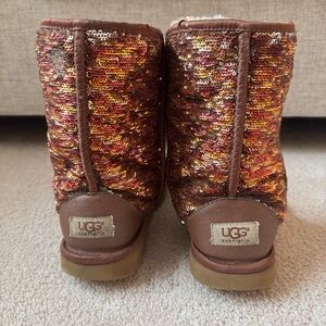 UGG Classic Short Sparkle Sequin Boots